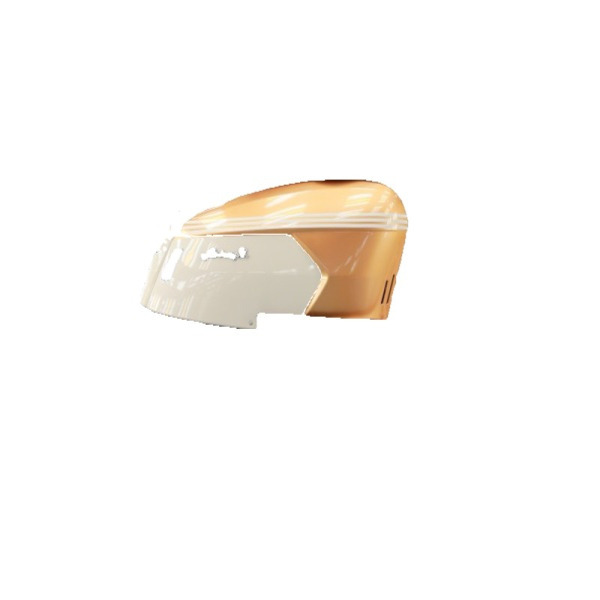 Royal Alloy Right Side Cover (BOBBY COPPER/ IVORY) External Bolt hole